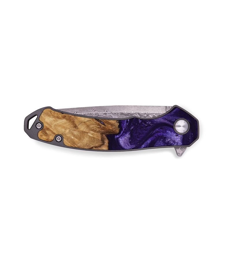 EDC Wood Pocket Knife - Karter (Purple, 799626)