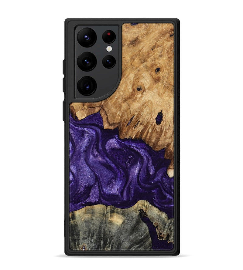 Galaxy S22 Ultra Wood Phone Case - Karter (Purple, 799626)