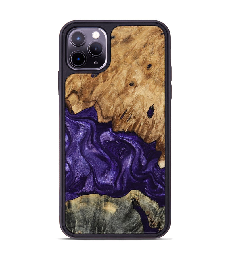 iPhone 11 Pro Max Wood Phone Case - Karter (Purple, 799626)