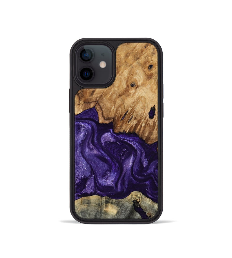 iPhone 12 mini Wood Phone Case - Karter (Purple, 799626)