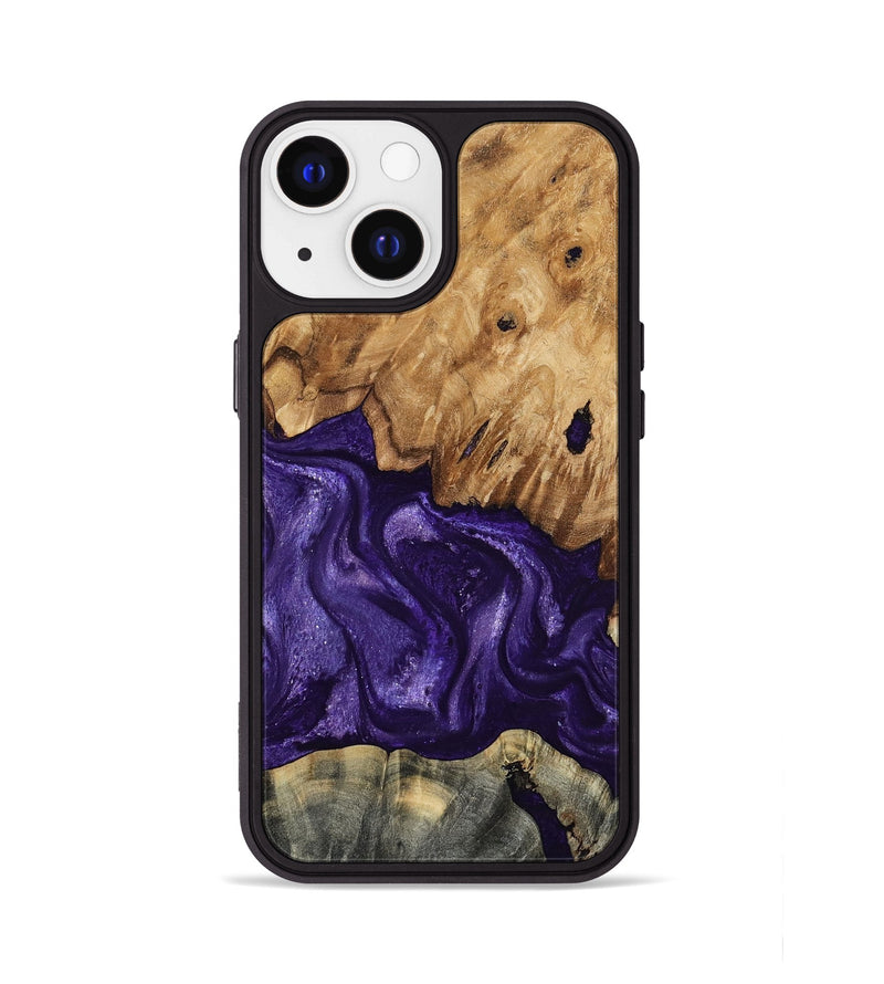 iPhone 13 Wood Phone Case - Karter (Purple, 799626)