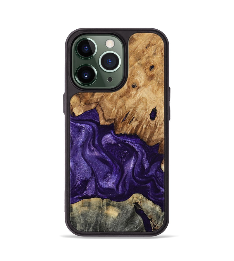 iPhone 13 Pro Wood Phone Case - Karter (Purple, 799626)