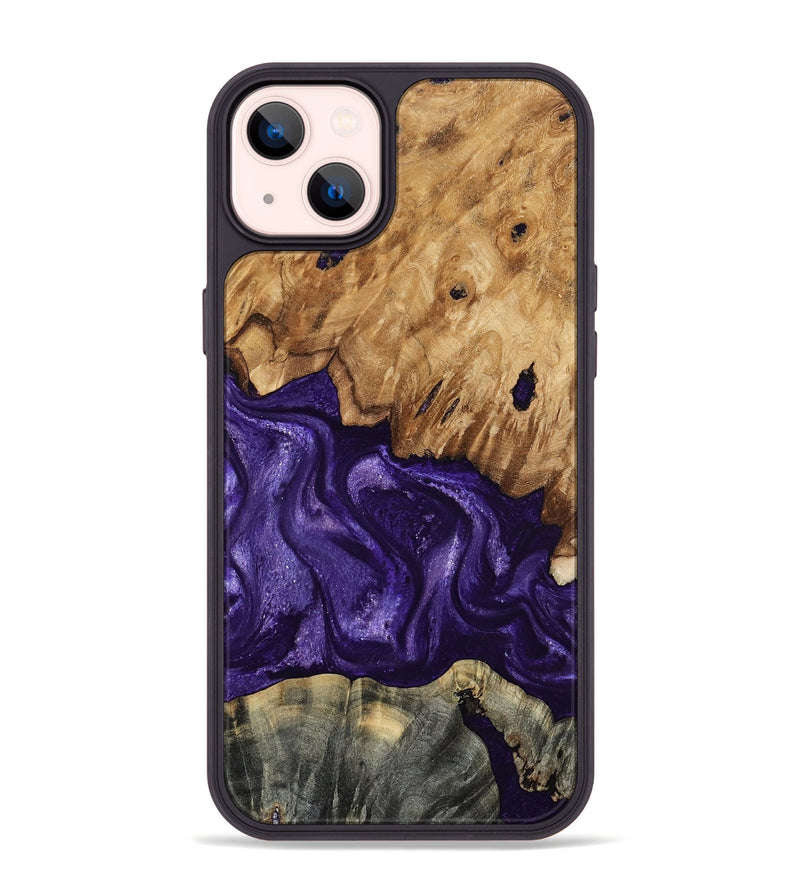 iPhone 14 Plus Wood Phone Case - Karter (Purple, 799626)