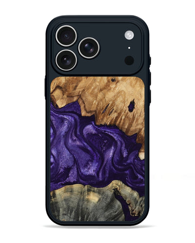 iPhone 17 Pro Max Wood Phone Case - Karter (Purple, 799626)