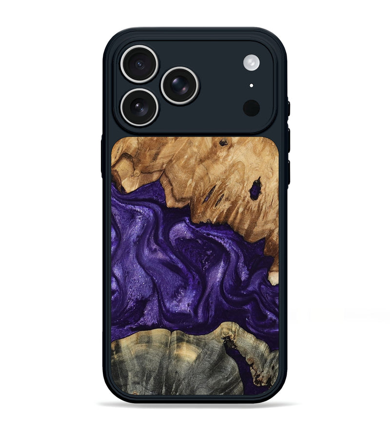 iPhone 17 Pro Max Wood Phone Case - Karter (Purple, 799626)