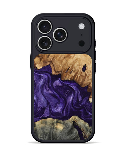 iPhone 17 Pro Wood Phone Case - Karter (Purple, 799626)