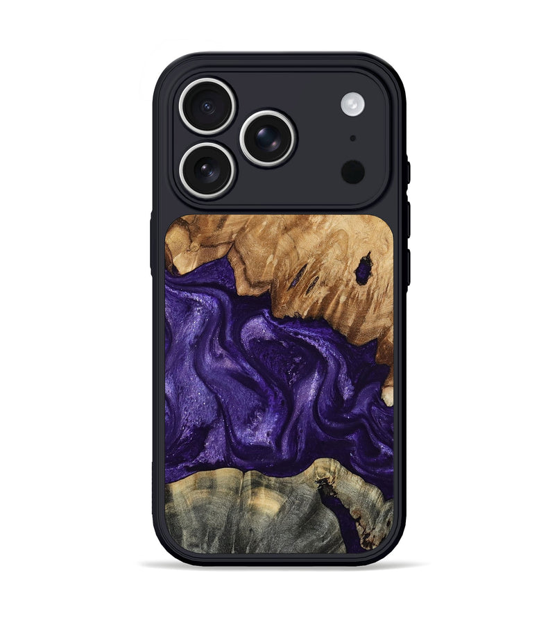 iPhone 17 Pro Wood Phone Case - Karter (Purple, 799626)