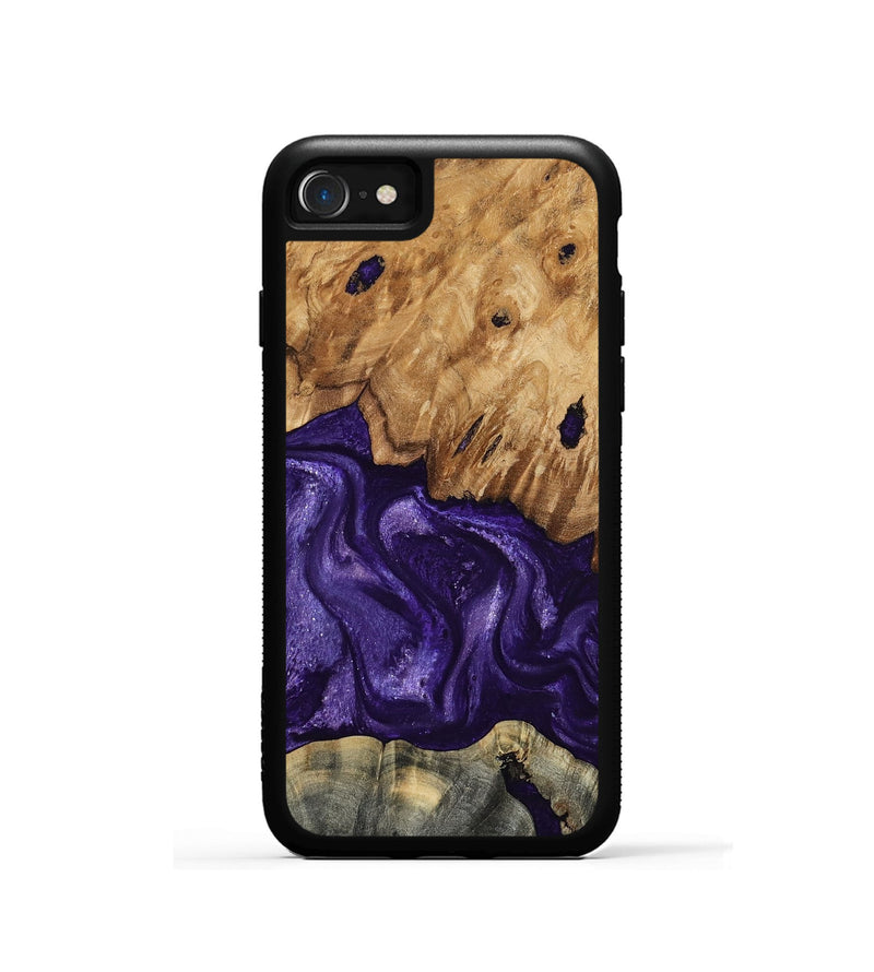 iPhone SE Wood Phone Case - Karter (Purple, 799626)