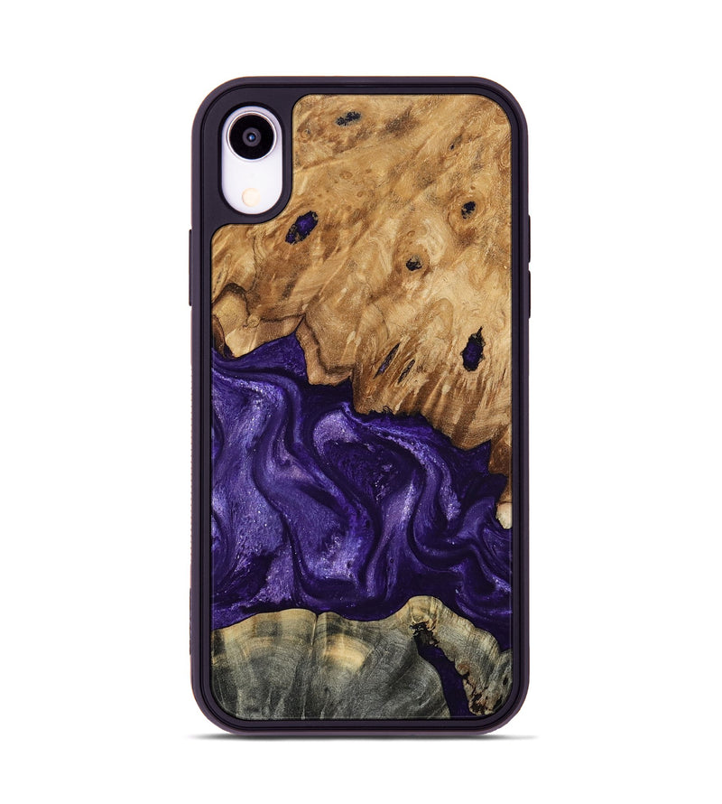 iPhone Xr Wood Phone Case - Karter (Purple, 799626)