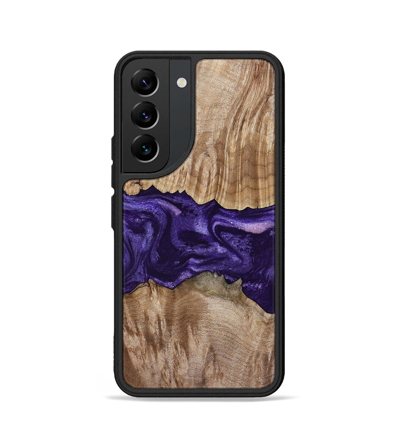 Galaxy S22 Wood Phone Case - Amayah (Purple, 799628)
