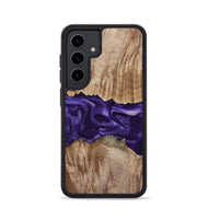 Galaxy S24 Wood Phone Case - Amayah (Purple, 799628)