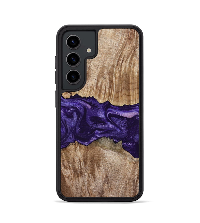 Galaxy S24 Wood Phone Case - Amayah (Purple, 799628)