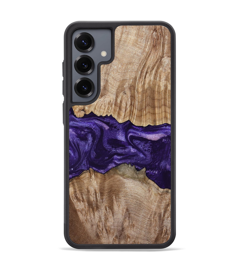 Galaxy S25 Plus Wood Phone Case - Amayah (Purple, 799628)