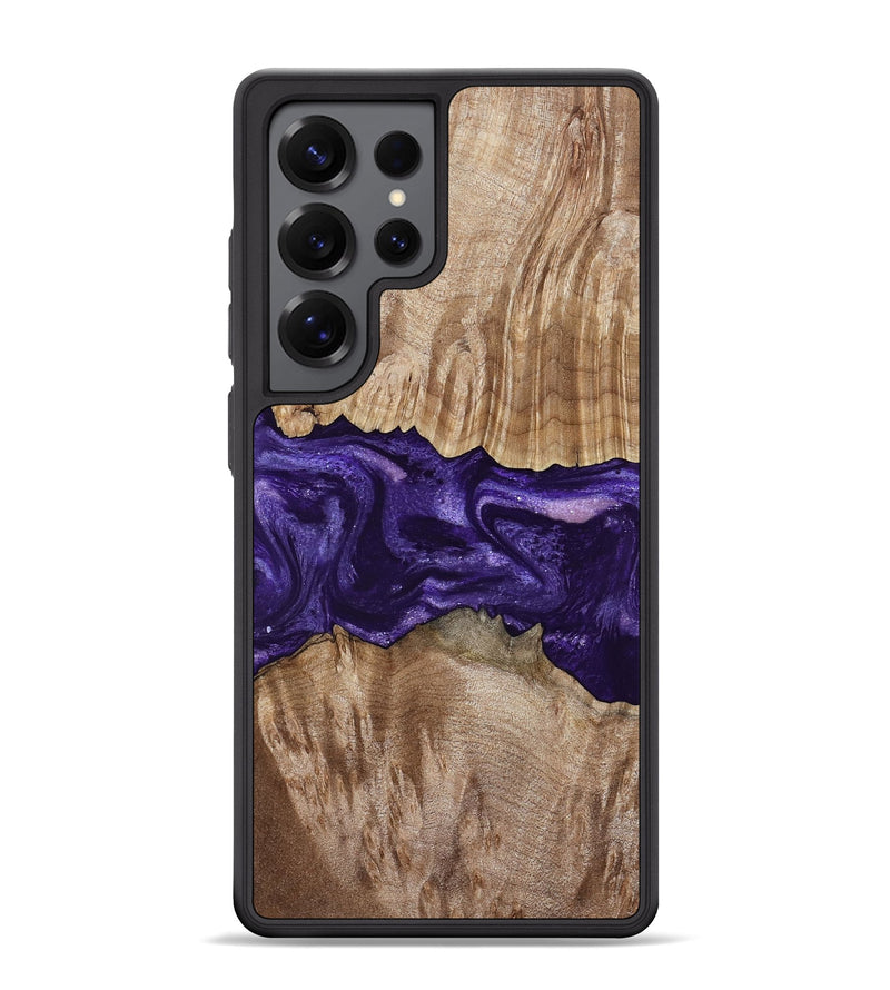 Galaxy S25 Ultra Wood Phone Case - Amayah (Purple, 799628)