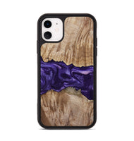iPhone 11 Wood Phone Case - Amayah (Purple, 799628)