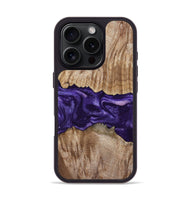 iPhone 16 Pro Wood Phone Case - Amayah (Purple, 799628)