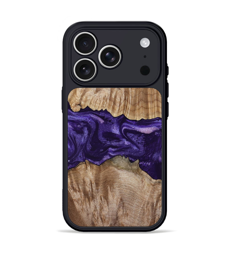 iPhone 17 Pro Wood Phone Case - Amayah (Purple, 799628)