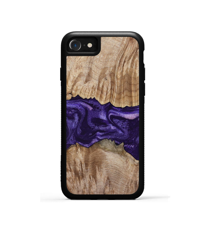 iPhone SE Wood Phone Case - Amayah (Purple, 799628)