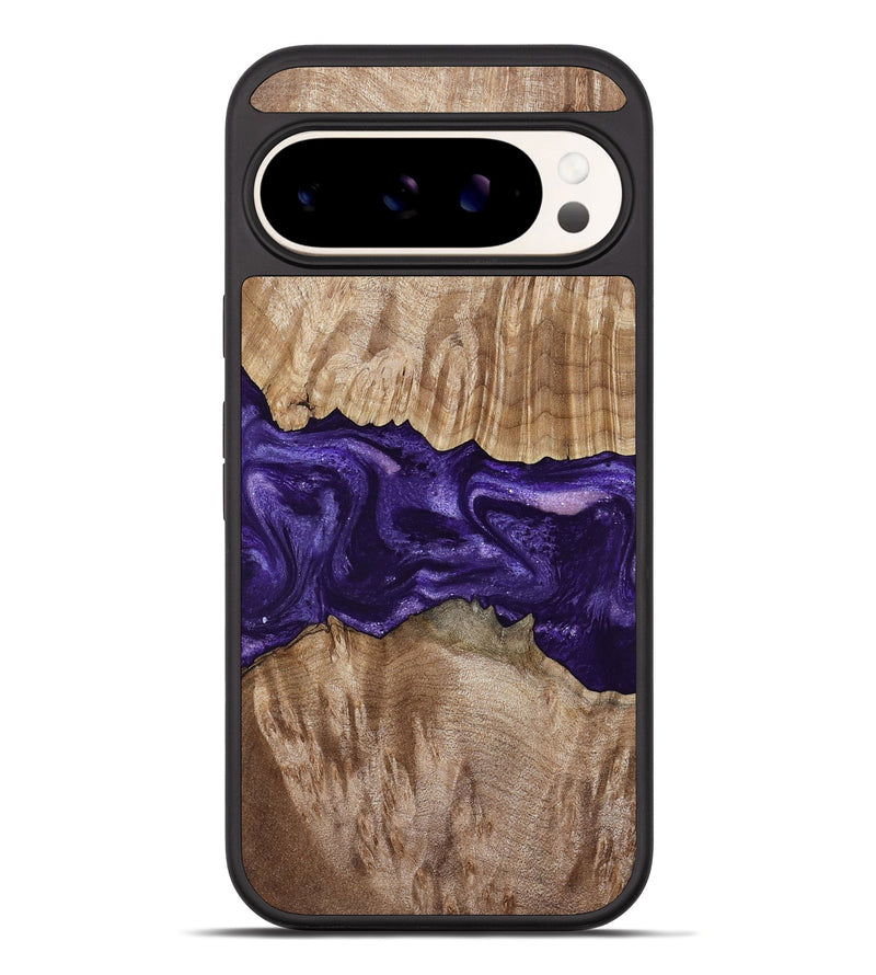 Pixel 10 Pro XL Wood Phone Case - Amayah (Purple, 799628)