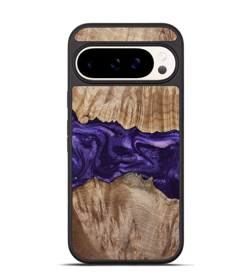 Pixel 9 Pro Wood Phone Case - Amayah (Purple, 799628)