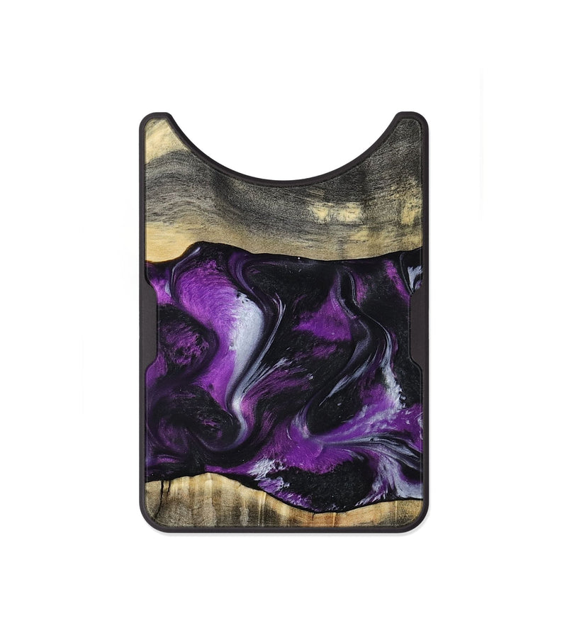 Alloy Wood Wallet - Mariah (Purple, 799629)