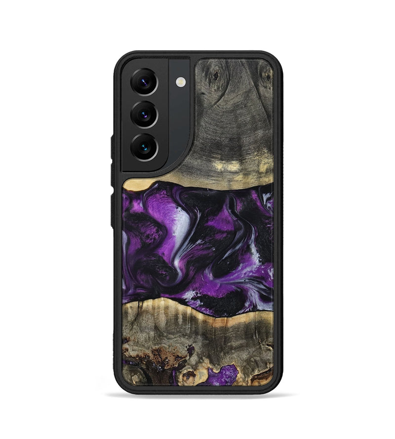 Galaxy S22 Wood Phone Case - Mariah (Purple, 799629)