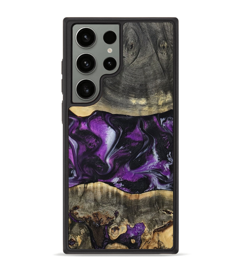Galaxy S23 Ultra Wood Phone Case - Mariah (Purple, 799629)