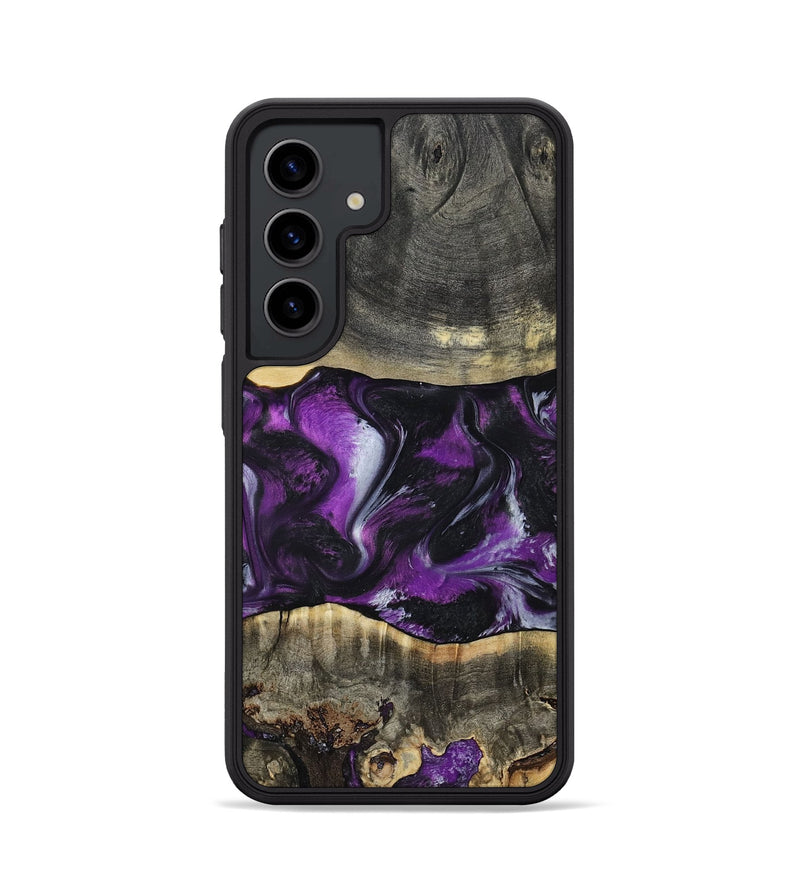 Galaxy S24 Wood Phone Case - Mariah (Purple, 799629)