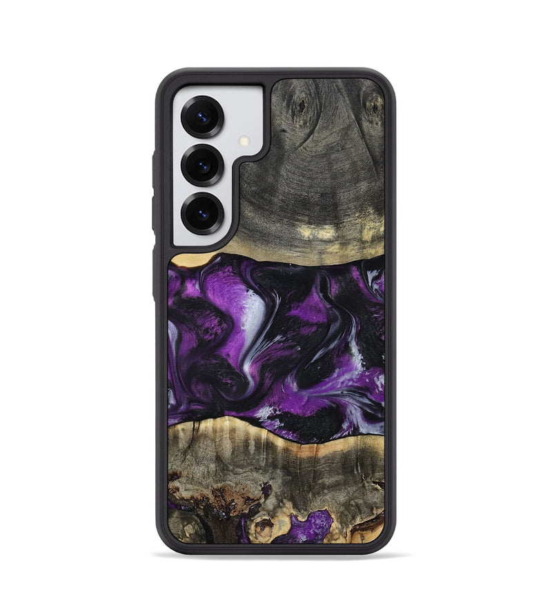 Galaxy S25 Wood Phone Case - Mariah (Purple, 799629)