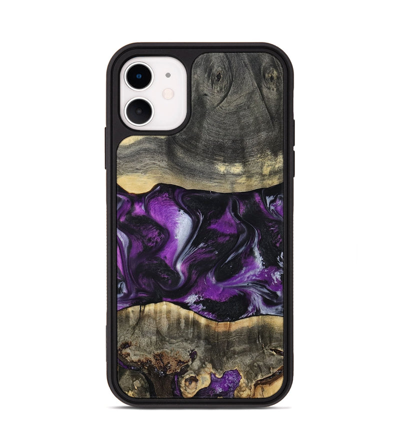 iPhone 11 Wood Phone Case - Mariah (Purple, 799629)