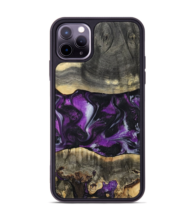 iPhone 11 Pro Max Wood Phone Case - Mariah (Purple, 799629)