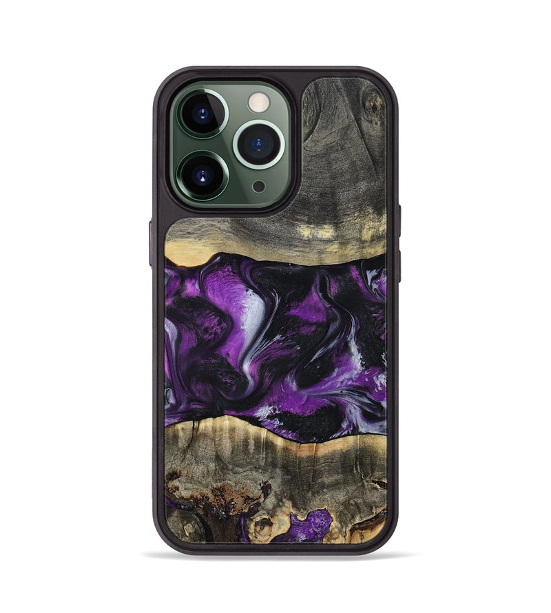iPhone 13 Pro Wood Phone Case - Mariah (Purple, 799629)