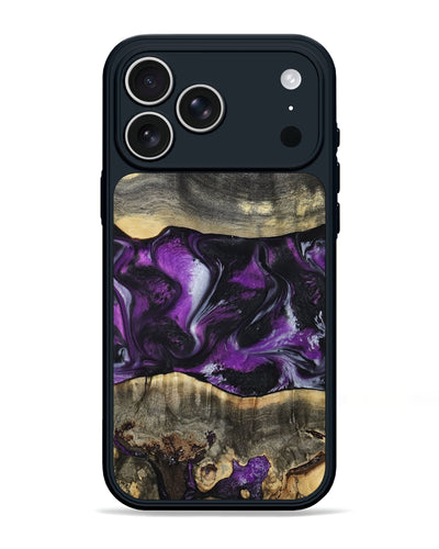 iPhone 17 Pro Max Wood Phone Case - Mariah (Purple, 799629)