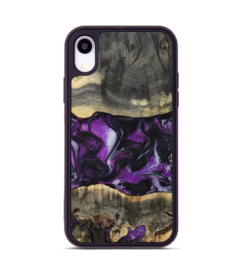 iPhone Xr Wood Phone Case - Mariah (Purple, 799629)