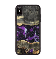 iPhone Xs Max Wood Phone Case - Mariah (Purple, 799629)