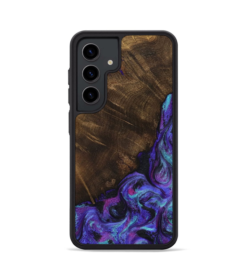 Galaxy S24 Wood Phone Case - Chris (Purple, 799631)