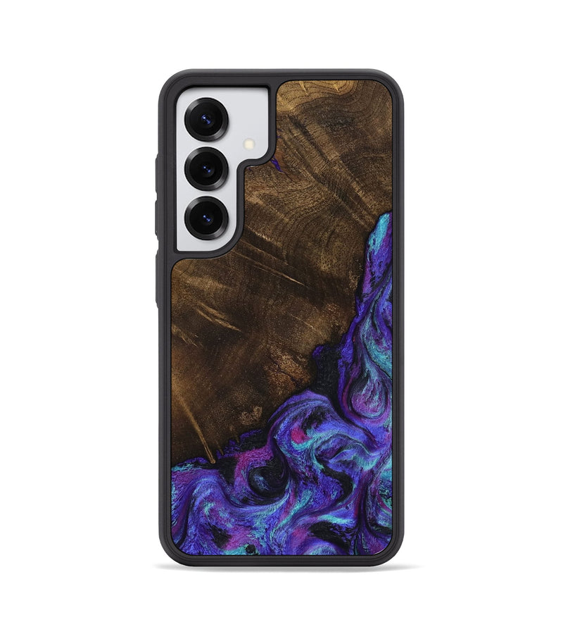 Galaxy S25 Wood Phone Case - Chris (Purple, 799631)