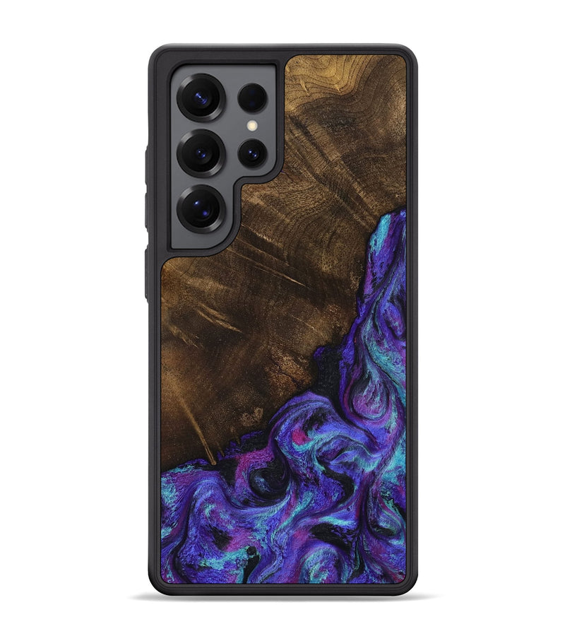 Galaxy S25 Ultra Wood Phone Case - Chris (Purple, 799631)