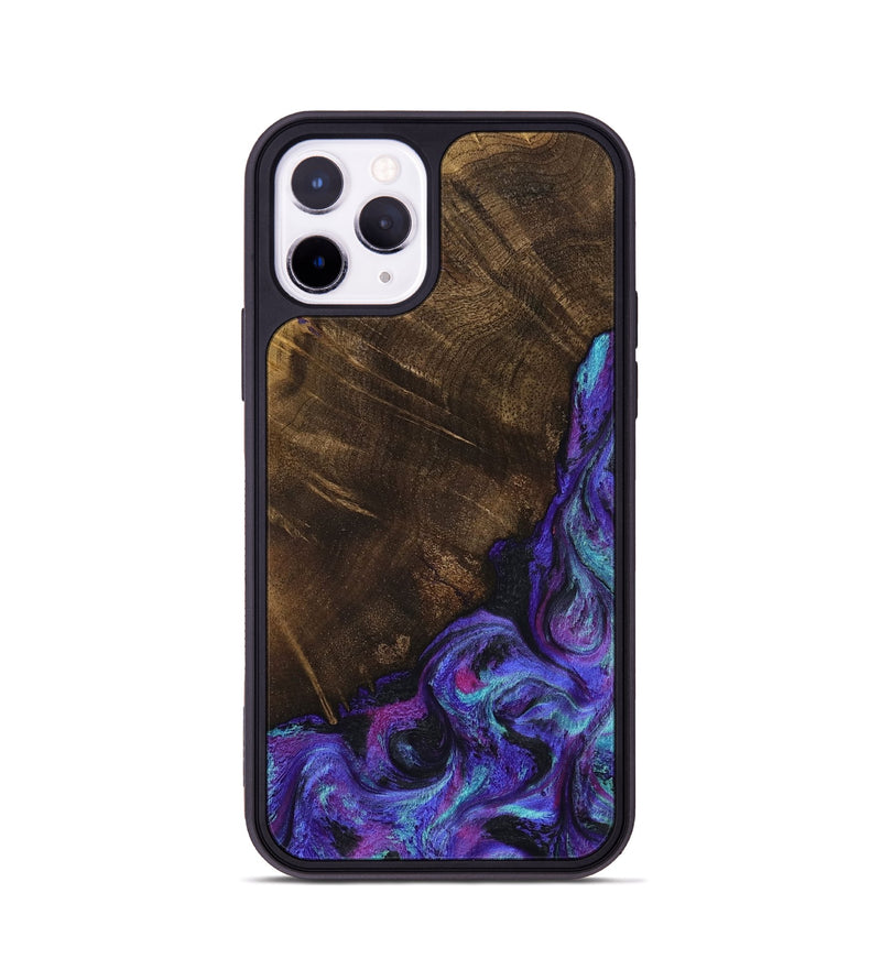 iPhone 11 Pro Wood Phone Case - Chris (Purple, 799631)