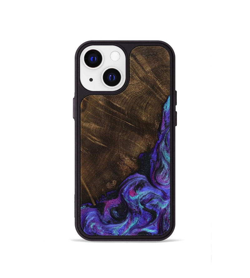 iPhone 13 mini Wood Phone Case - Chris (Purple, 799631)