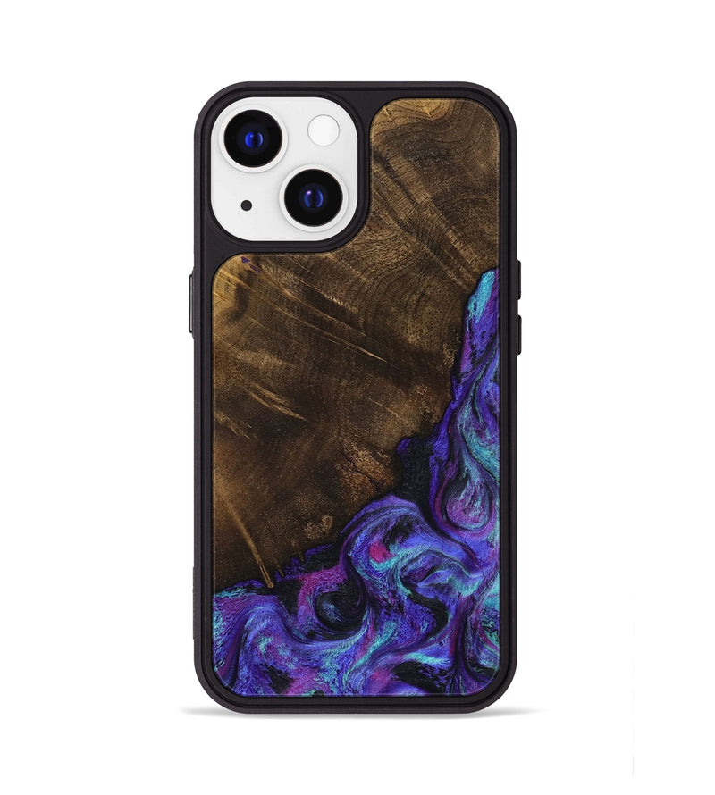 iPhone 13 Wood Phone Case - Chris (Purple, 799631)