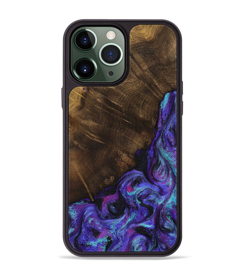 iPhone 13 Pro Max Wood Phone Case - Chris (Purple, 799631)