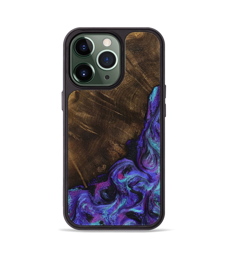 iPhone 13 Pro Wood Phone Case - Chris (Purple, 799631)