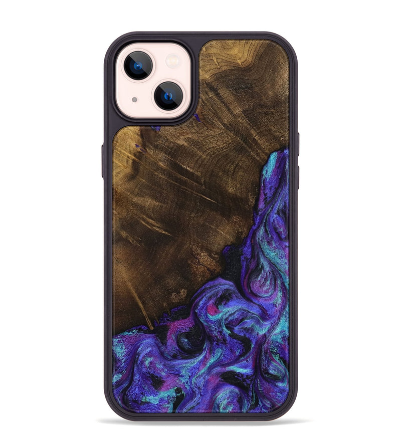 iPhone 14 Plus Wood Phone Case - Chris (Purple, 799631)