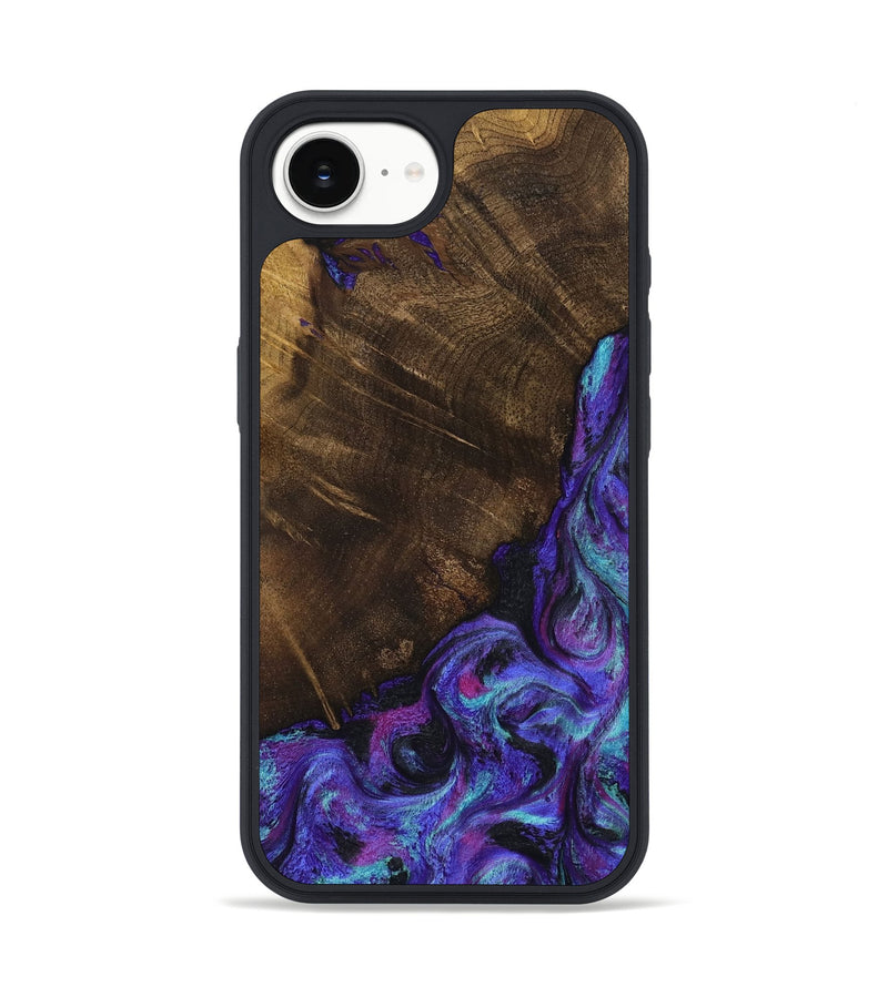 iPhone 16e Wood Phone Case - Chris (Purple, 799631)