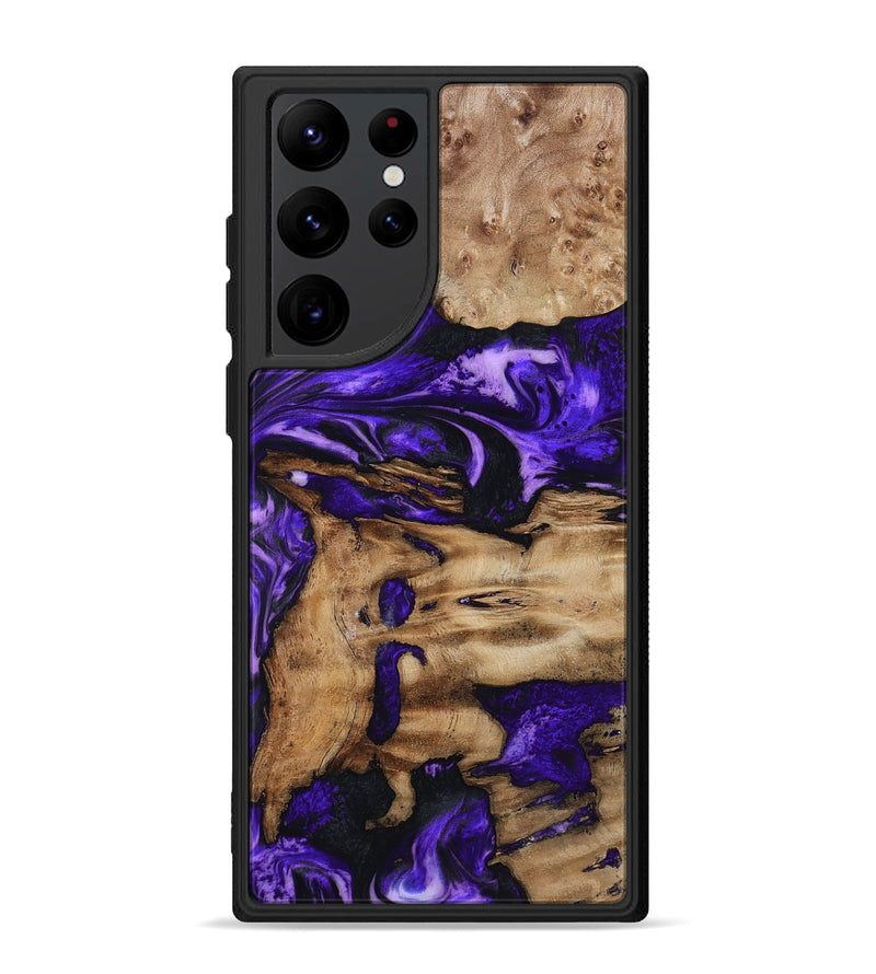 Galaxy S22 Ultra Wood Phone Case - Rogers (Purple, 799632)