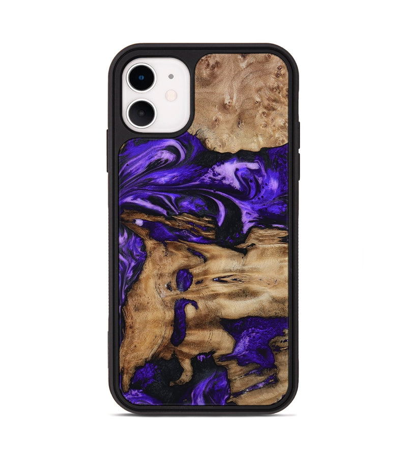 iPhone 11 Wood Phone Case - Rogers (Purple, 799632)