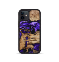 iPhone 12 mini Wood Phone Case - Rogers (Purple, 799632)