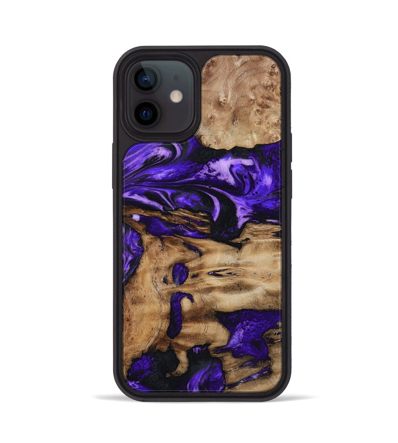 iPhone 12 Wood Phone Case - Rogers (Purple, 799632)