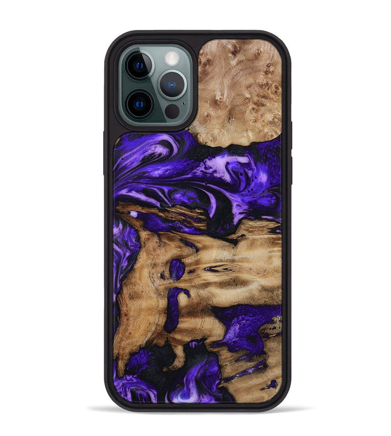 iPhone 12 Pro Max Wood Phone Case - Rogers (Purple, 799632)